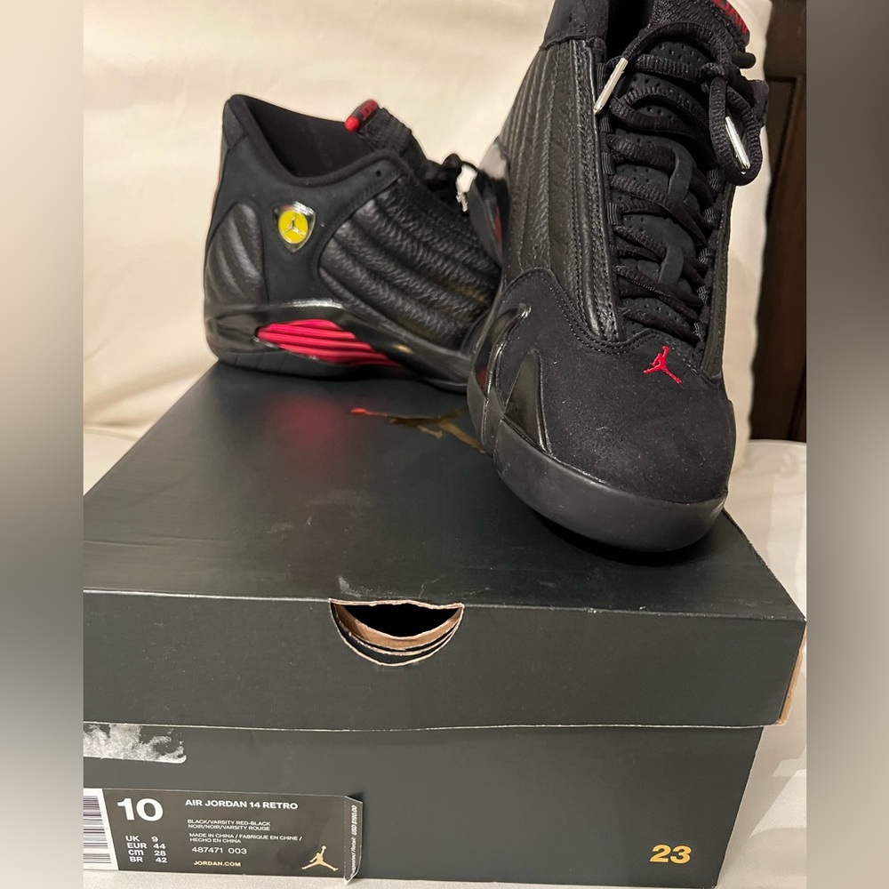 NWOT. Retro Jordan 14, Last Shot, size 10
